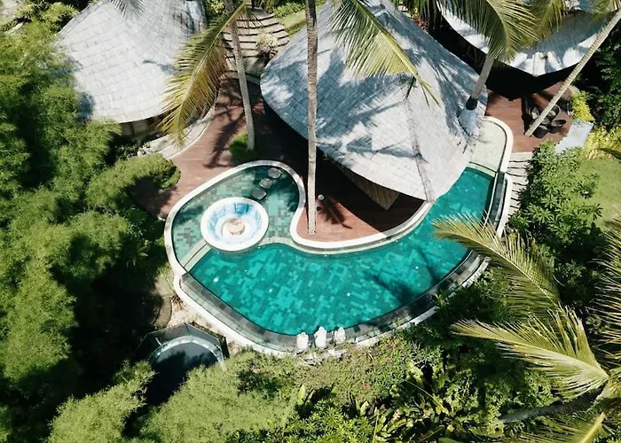Villa Harmony House, Bamboo House With Pool View
