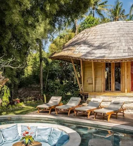 Villa Harmony House, Bamboo House With Pool View